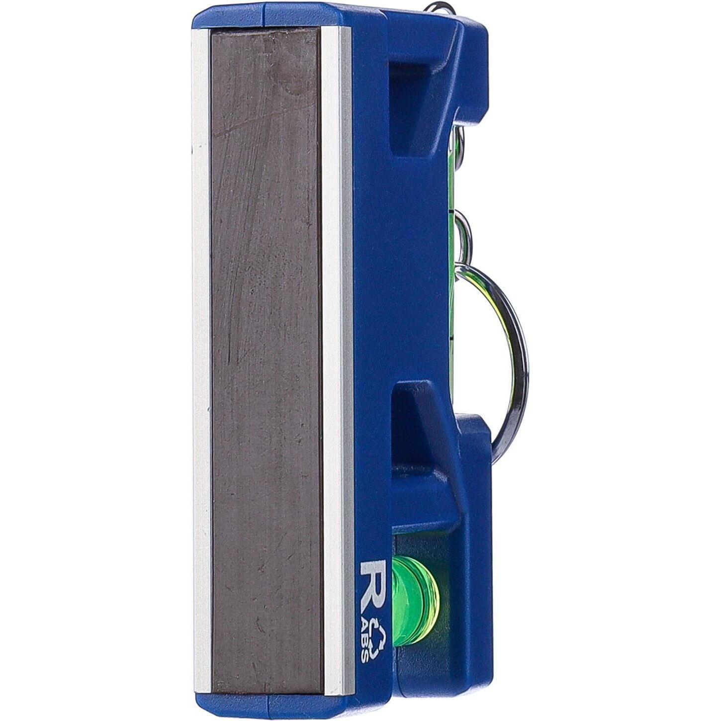 Schlüsselanhänger Wasserwaage Indira aus recyceltem ABS - weiß-192