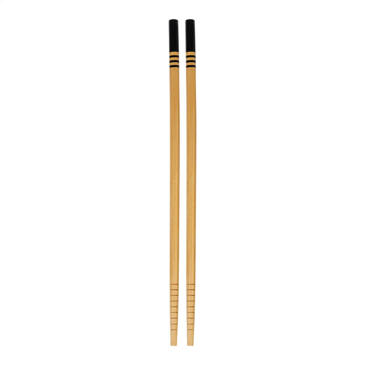 Temaki Essstäbchen - schwarz - natur-904