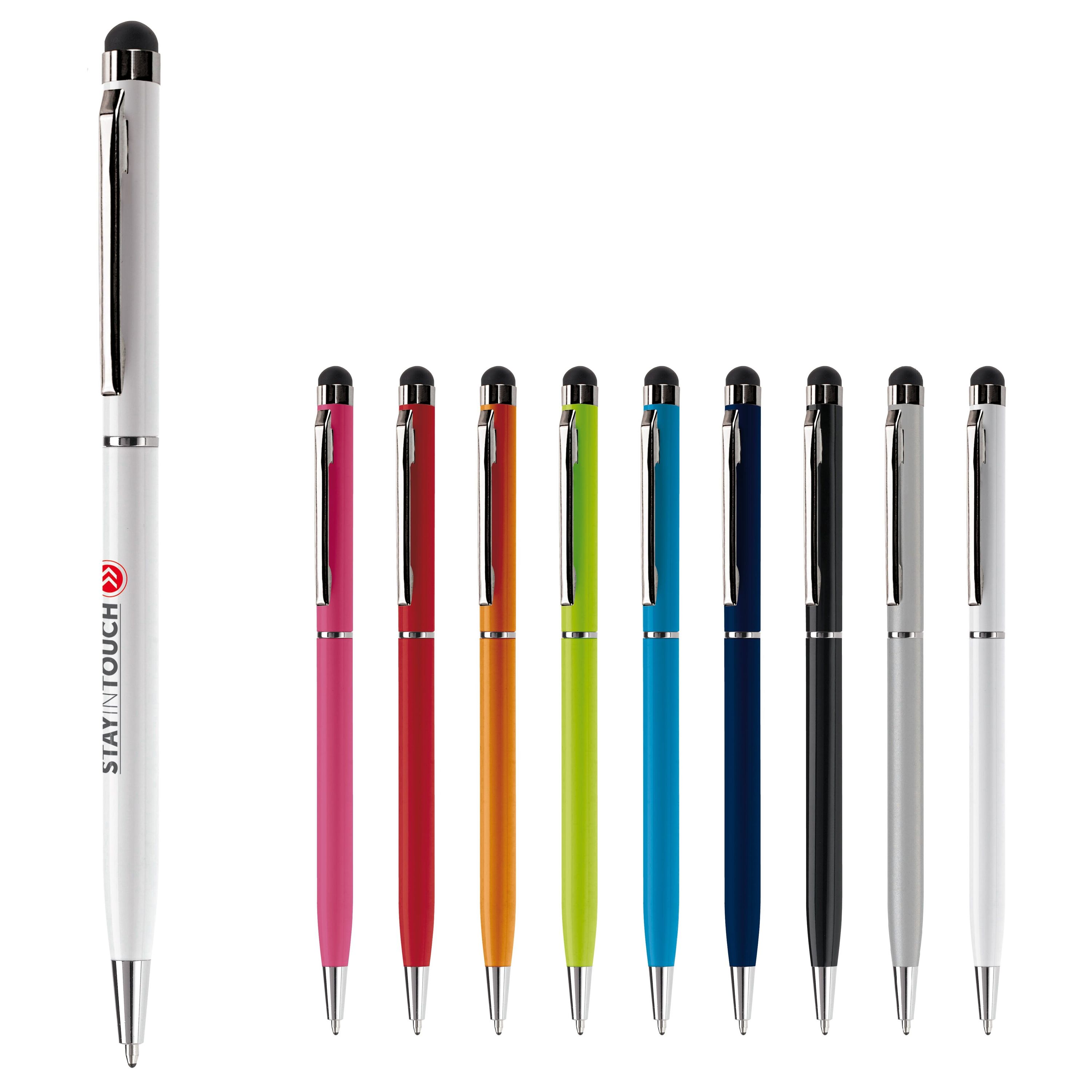 Kugelschreiber mit Touch - silber-409