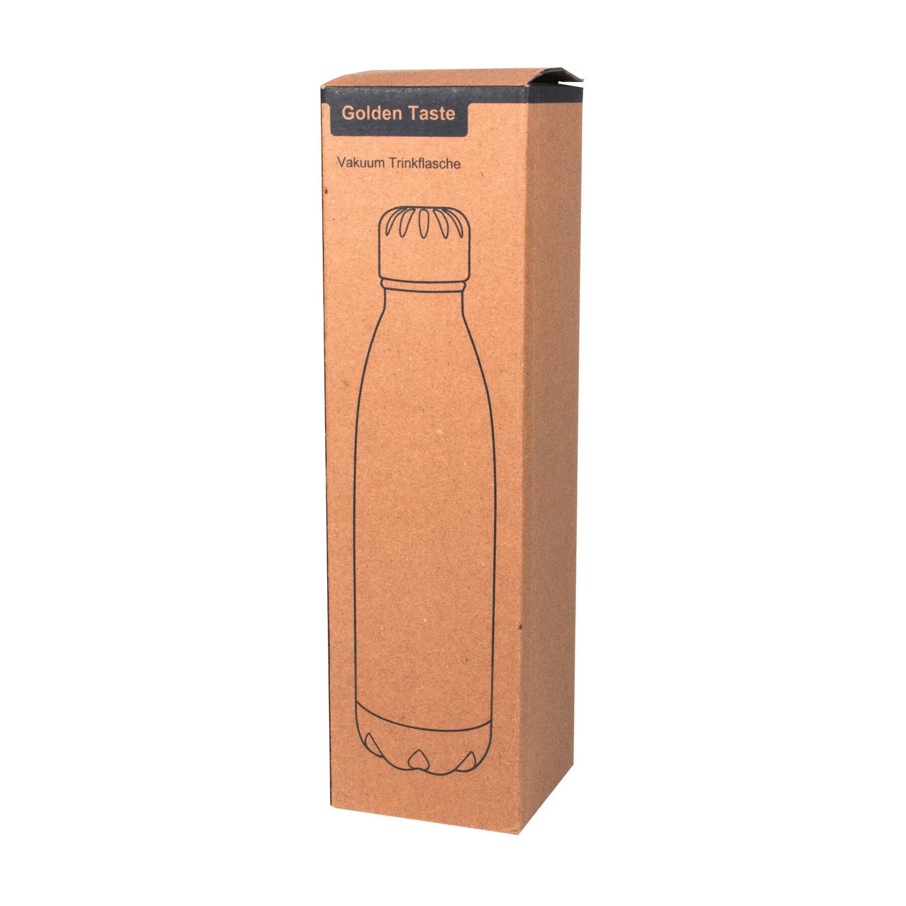 Vakuum-Trinkflasche GOLDEN TASTE doppelwandig - blau-201