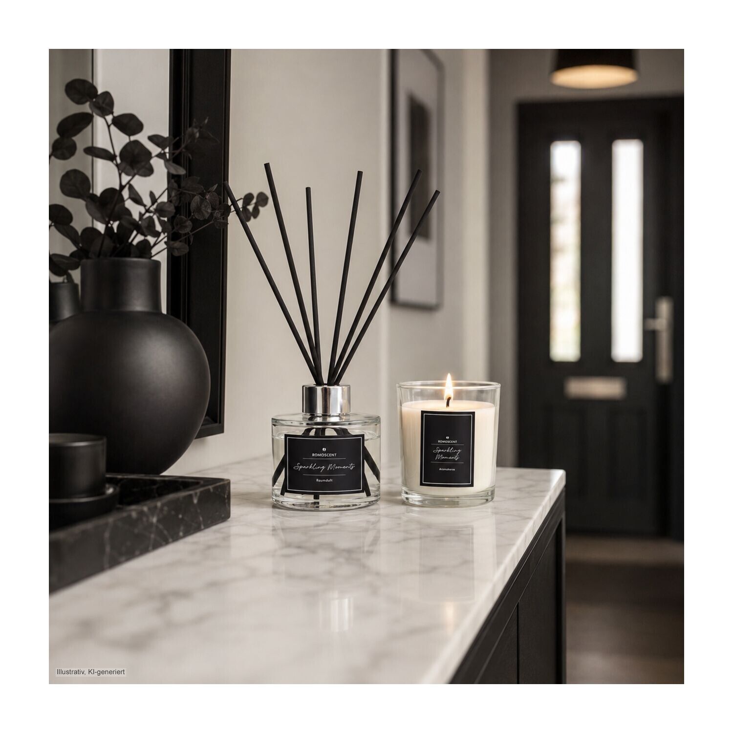 ROMOSCENT® Aroma-Set Sparkling Moments, Raumduft & Aromakerze-322