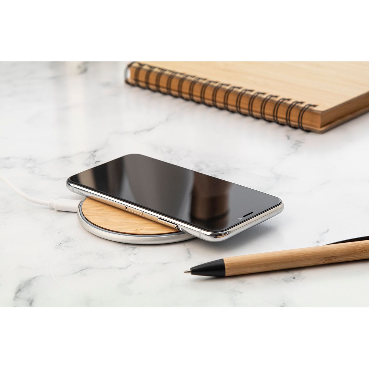 RalooCharge Wireless-Charger - natur - silber-859