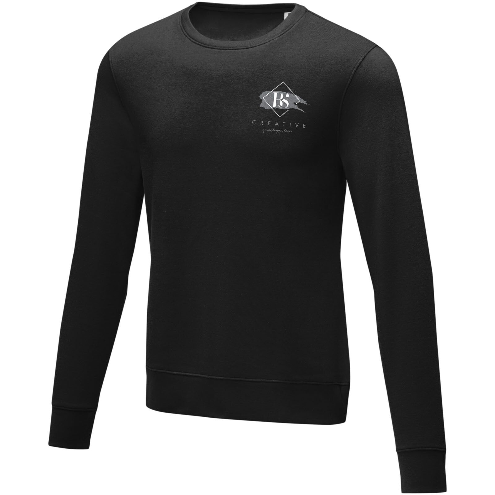 Zenon Herrenpullover mit Rundhalsausschnitt - schwarz - 3XL-751