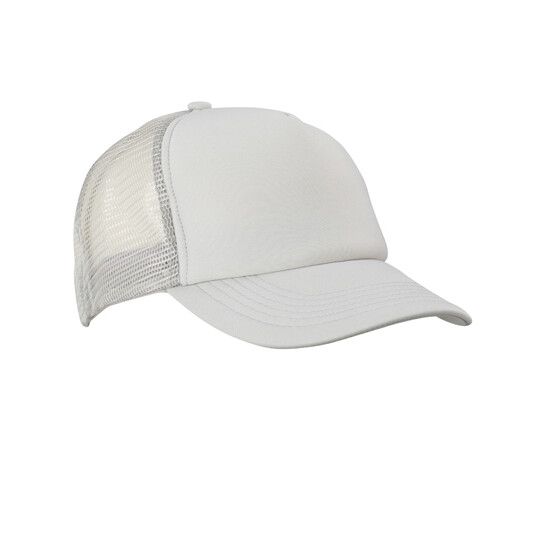 5-Panel Polyester Mesh Cap - light grey-452