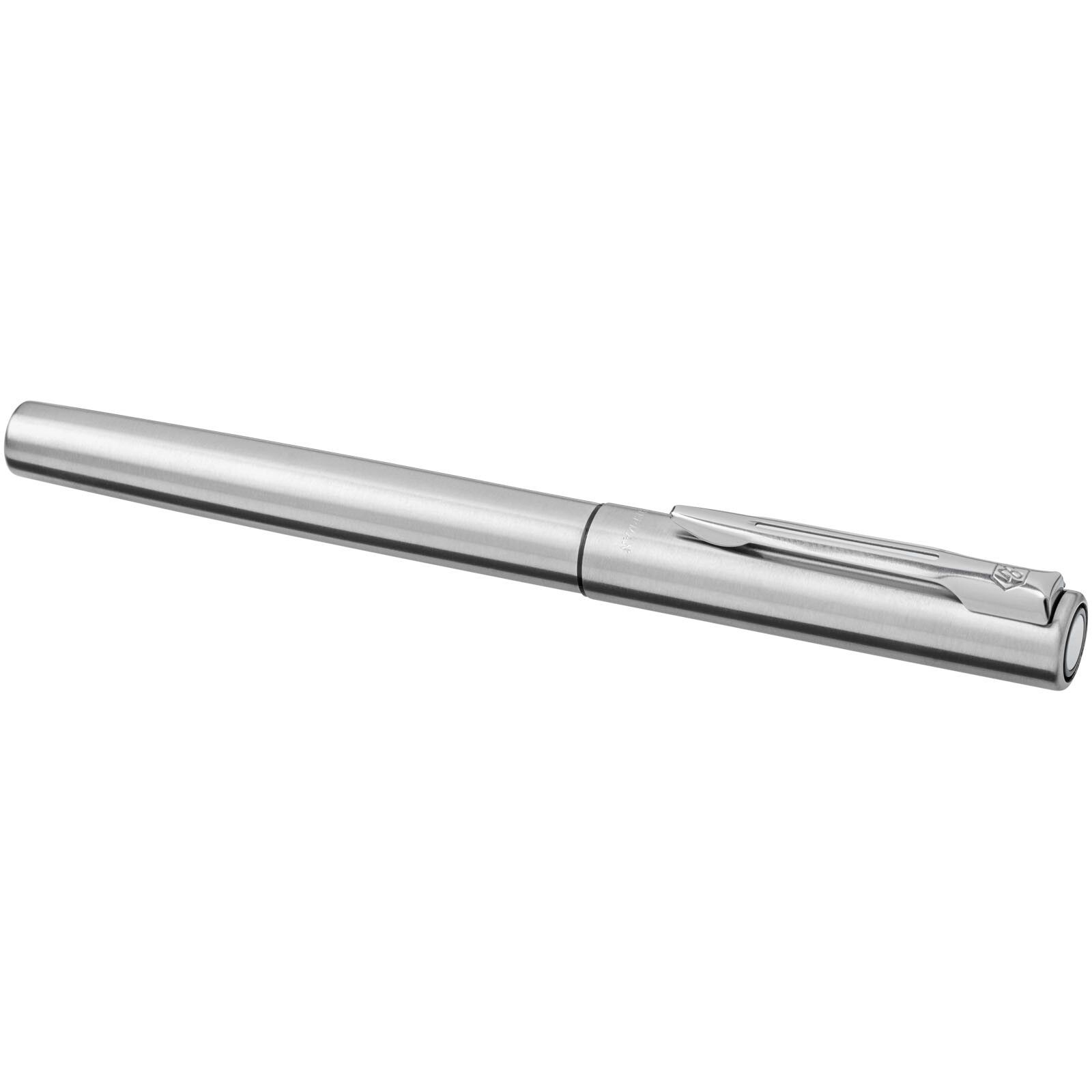 Waterman Graduate Füllfederhalter (blaue Mine) - chrom-782
