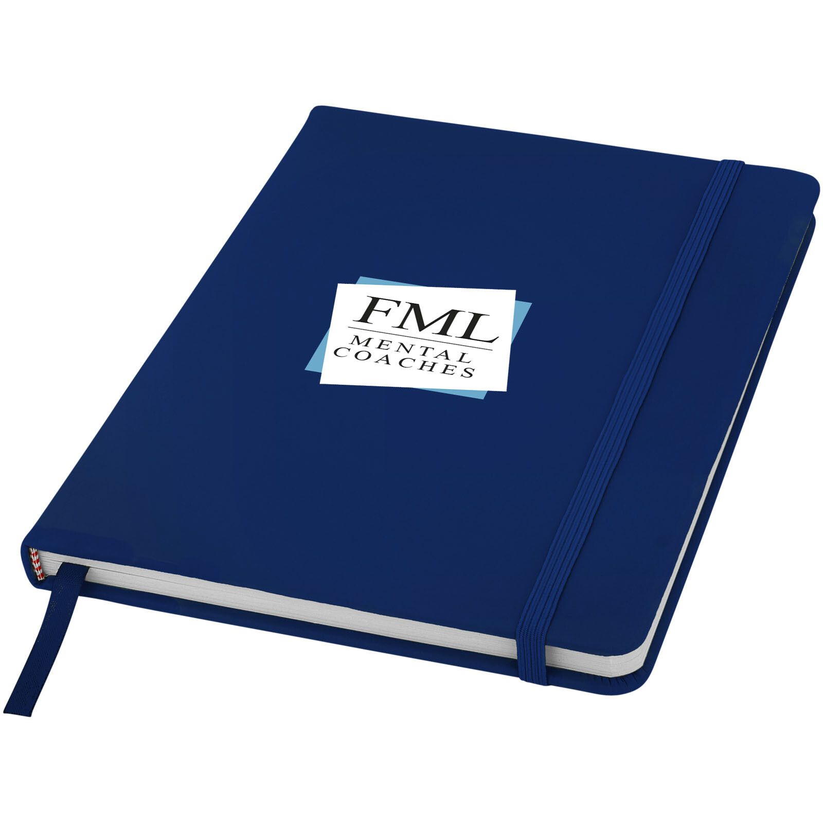 Spectrum A5 Notizbuch mit leeren Seiten - navy-800