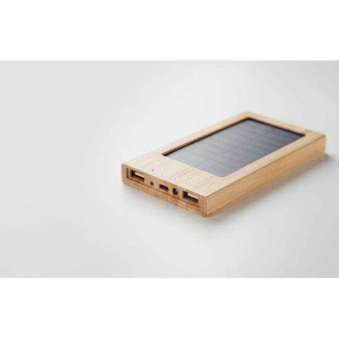 Solar-Powerbank 4000 mAh ARENA SOLAR - holz-735