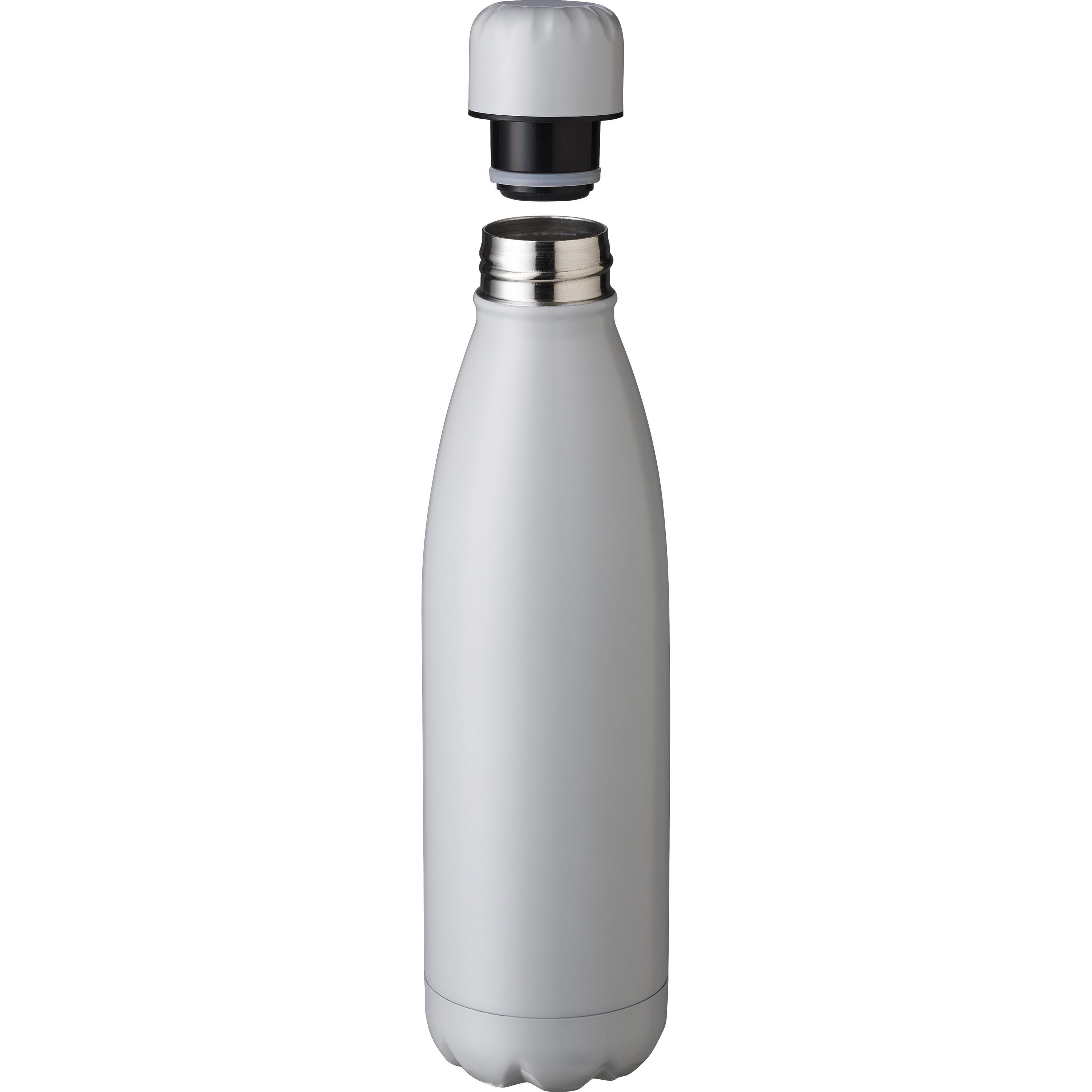 Doppelwandige Edelstahlflasche (500 ml) Amara - weiß-298