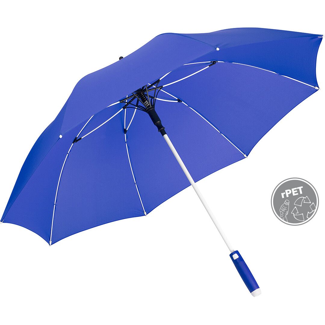 AC-Midsize-Stockschirm FARE® Whiteline Ø112 cm - euroblau-268