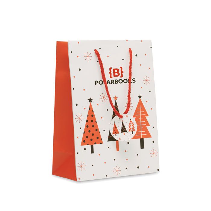 Geschenkpapiertüte, medium BOSSA MEDIUM - weiß-294