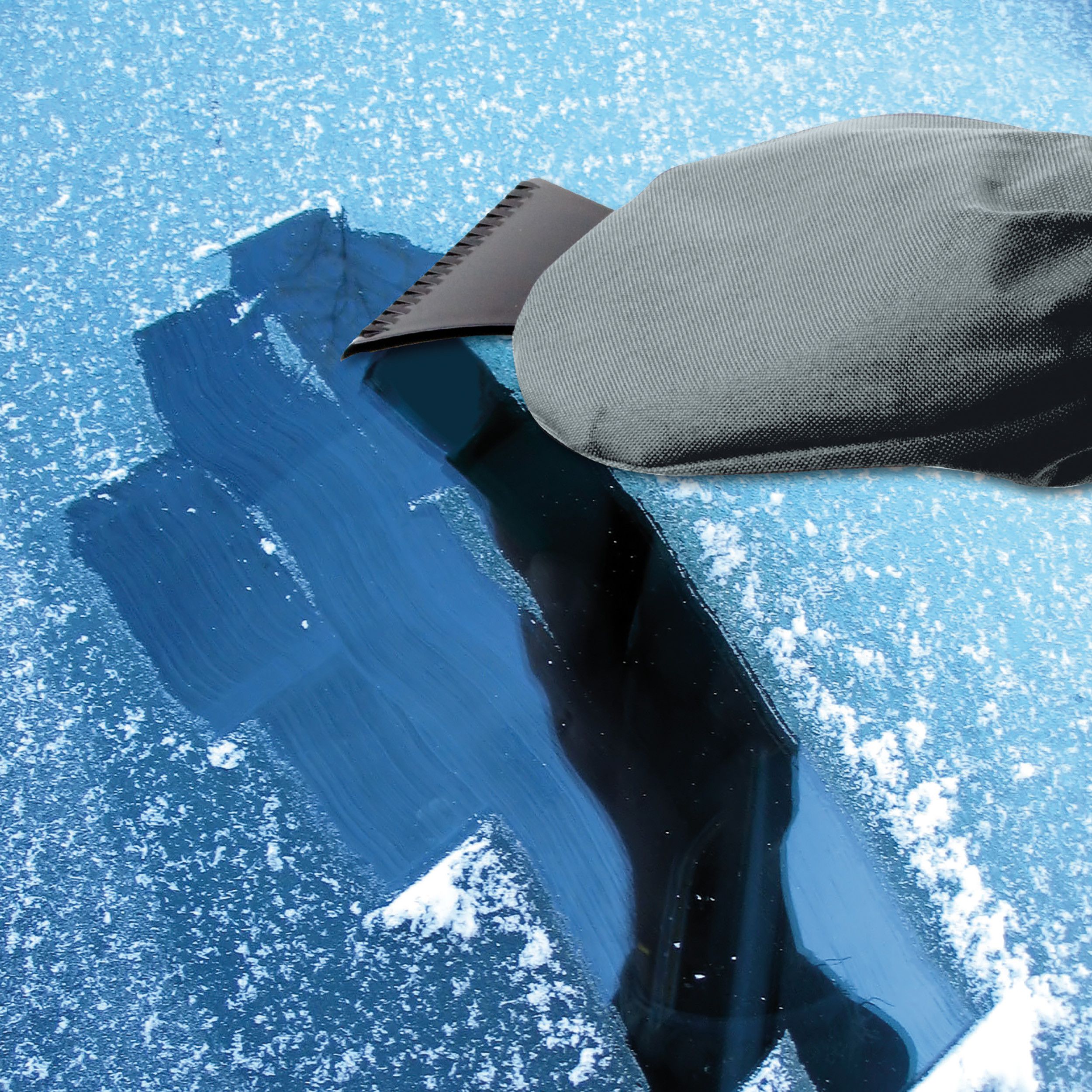 Eiskratzer mit Handschuh - anthrazit-317