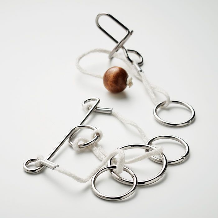 Geduldsspiele-Set CONNECTION - silber-750