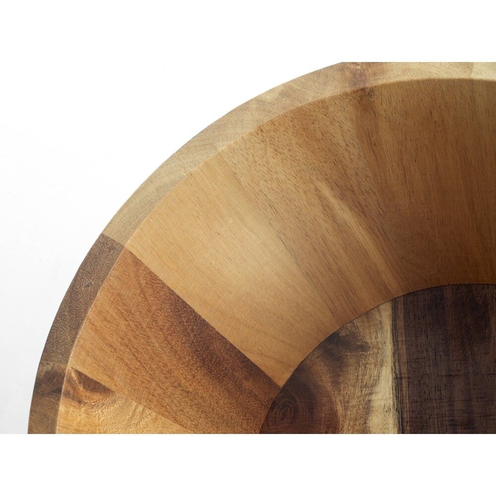 SAGE Salatschüssel aus Cassiaholz - natur - dunkel-757
