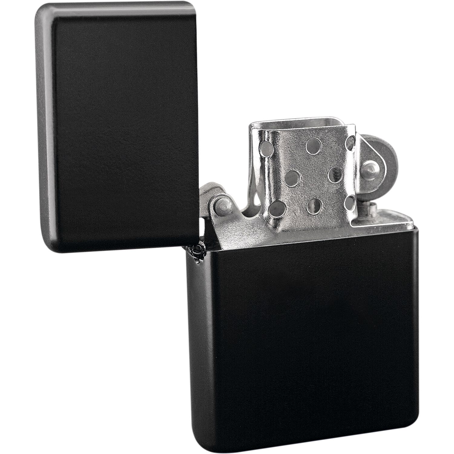 ZORR Benzin American Style Feuerzeug - schwarz matt-556