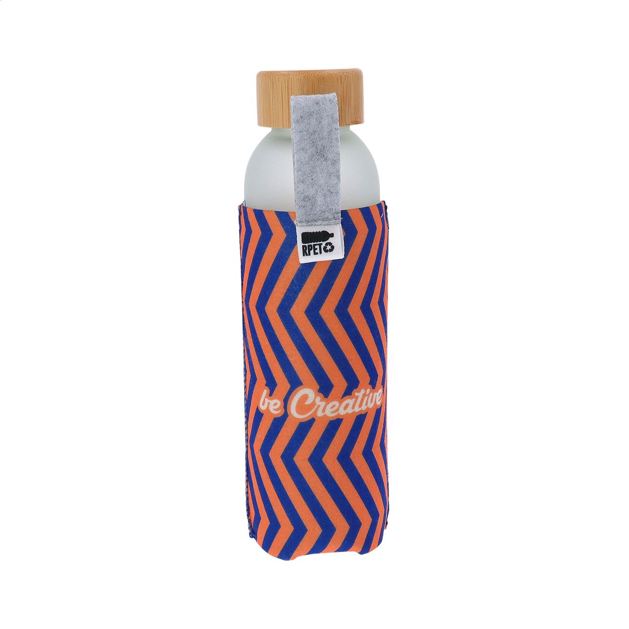 CarryFelt Glass Flasche - weiß-248