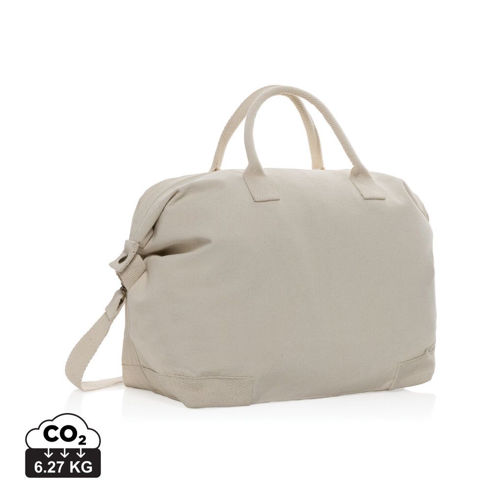 Kezar AWARE™ 500g/m² Wochenendtasche aus recyceltem Canvas - off white-735