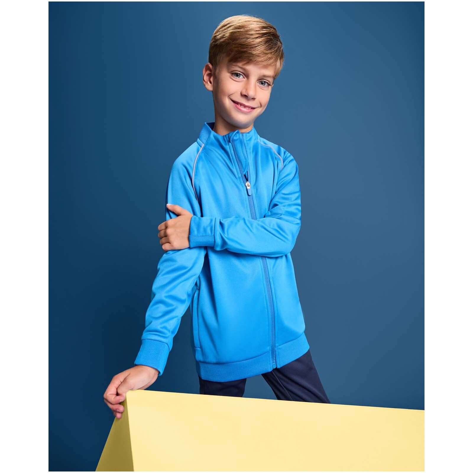 Valier Kinder Sweatshirt mit durchgehendem Reißverschluss - fluorgelb-150