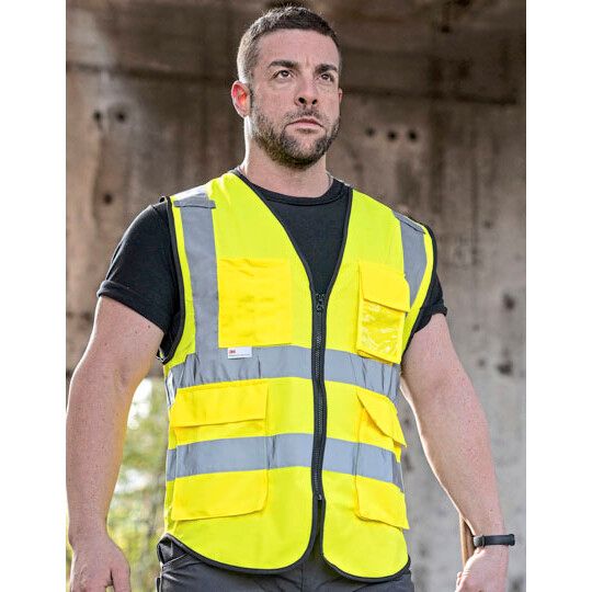 Premium Multifunctional Executive Safety Vest Munich - signal yellow - signal orange-908