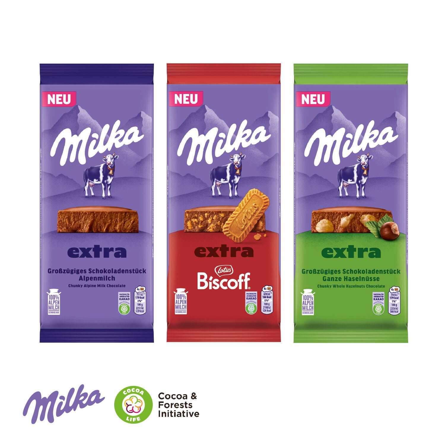 Milka Schokoladentafel Extra 190g-380