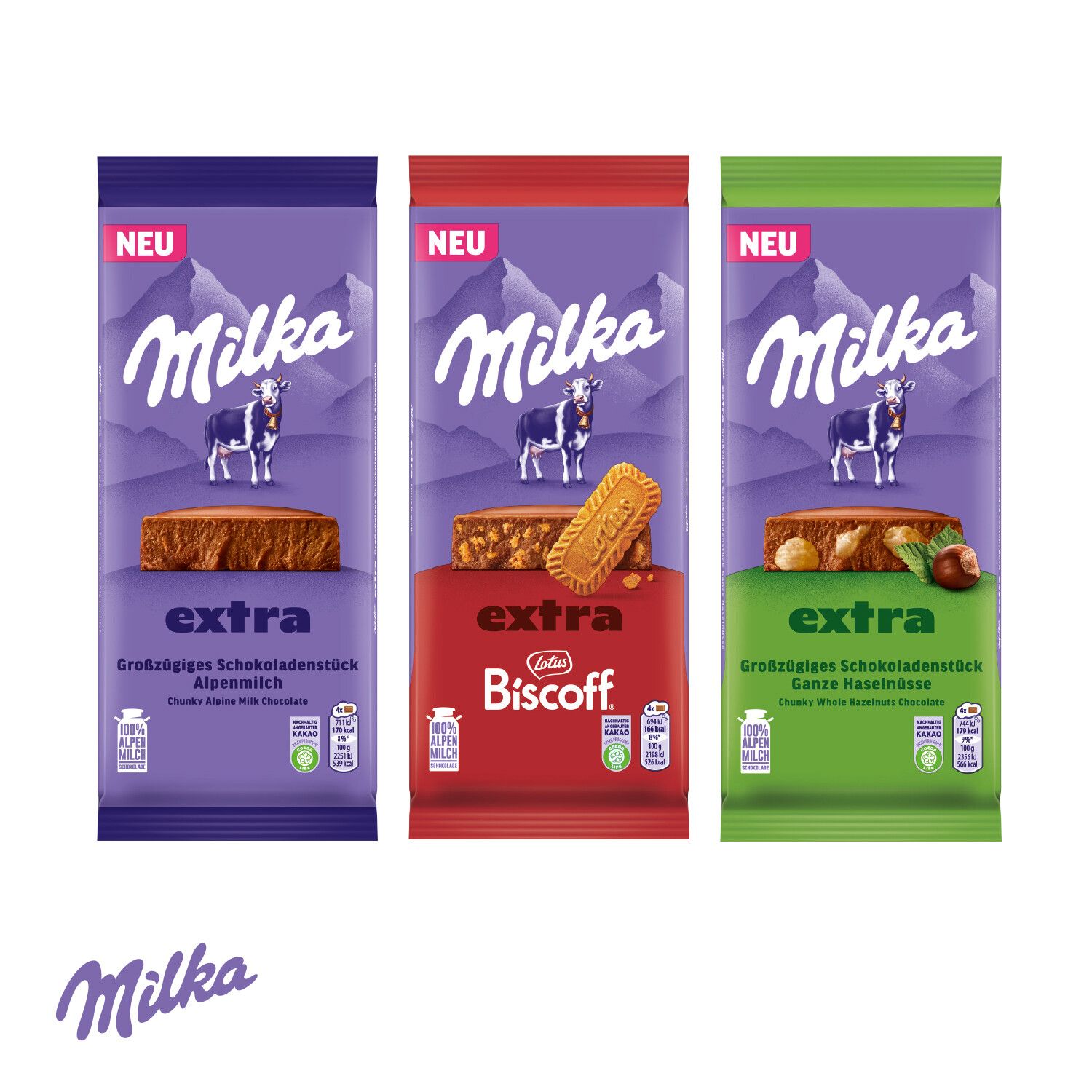 Milka Schokoladentafel Extra 190g-380