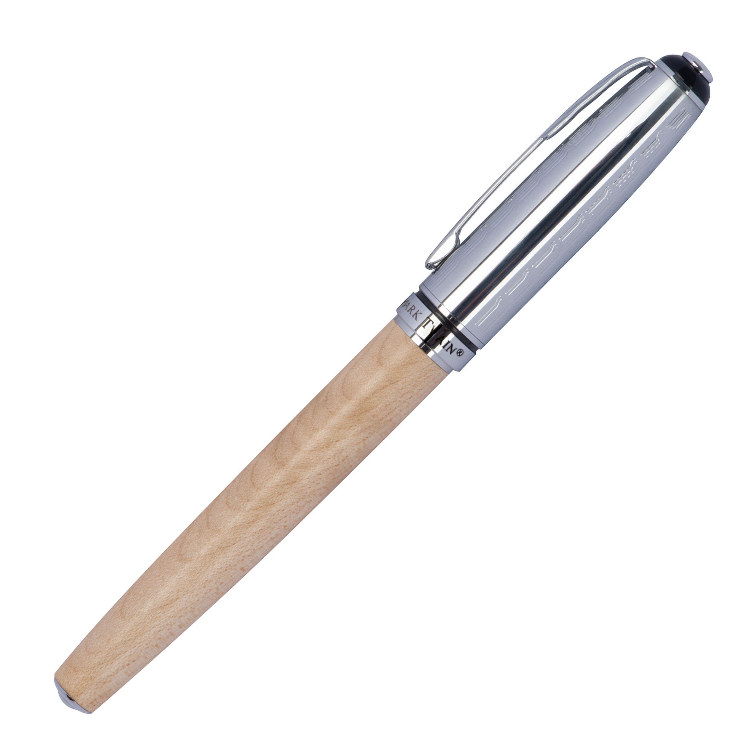 Mark Twain Schreibset aus Holz - beige-814
