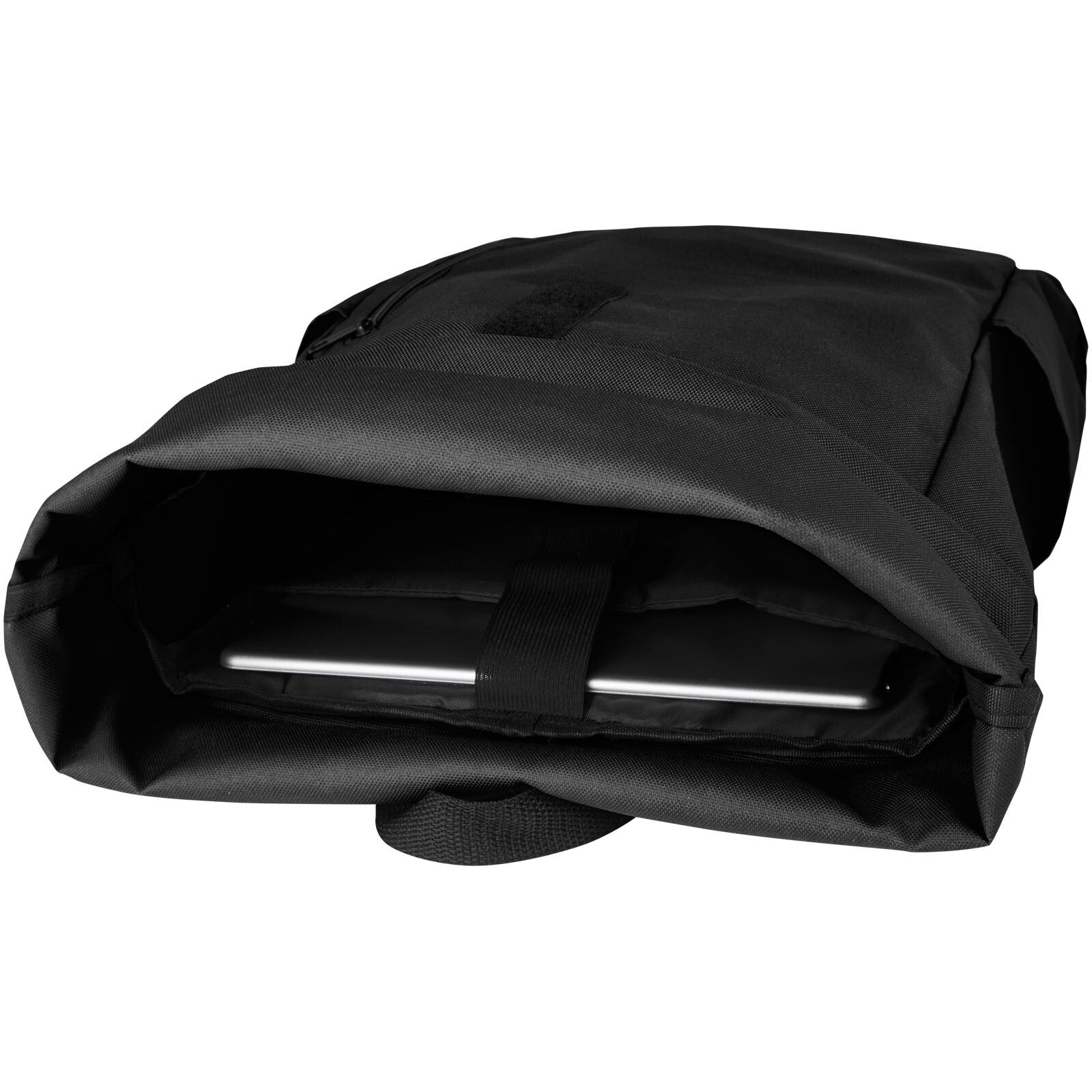 Byron 15,6" GRS RPET Roll-Top Rucksack 18 L - schwarz-976