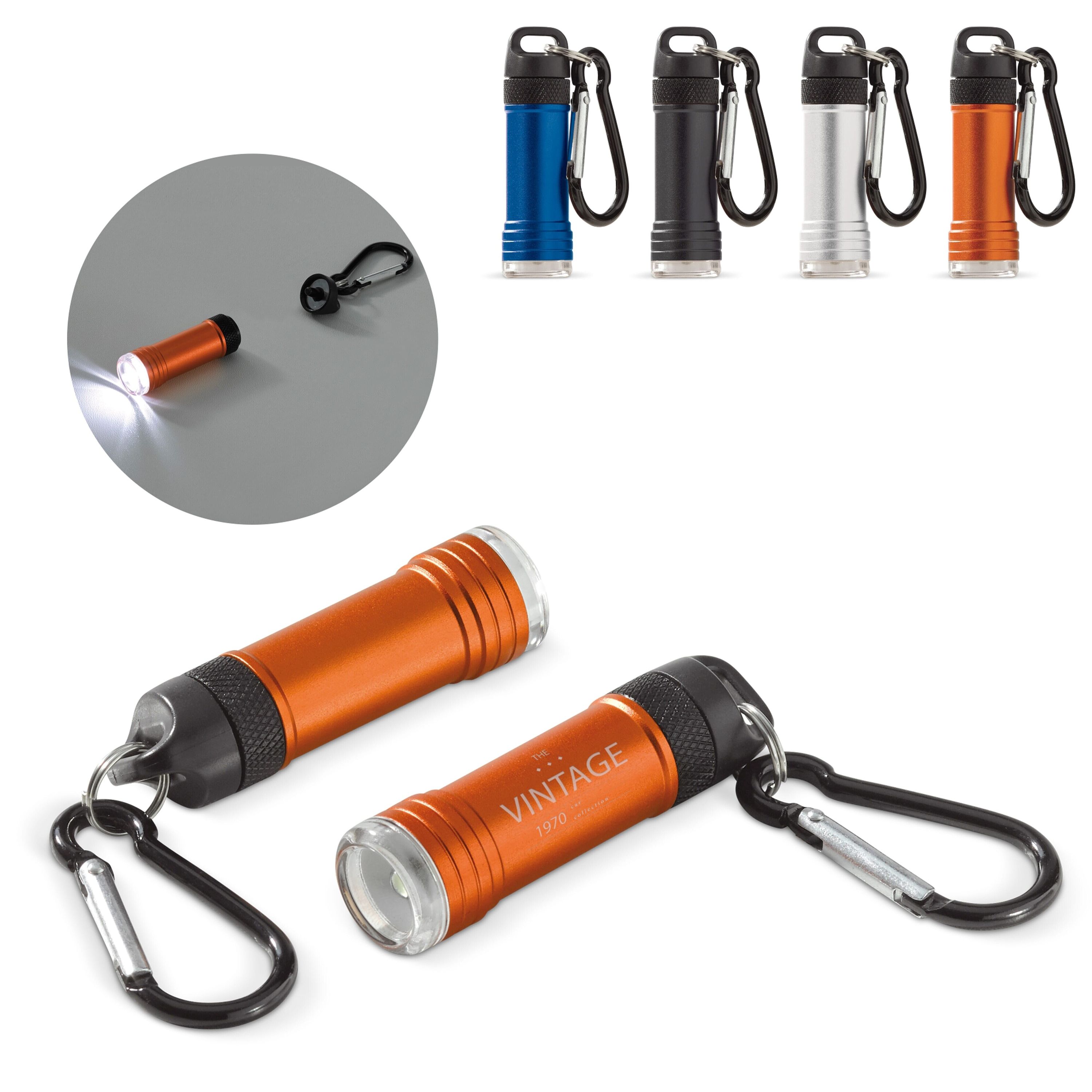 Magnetische Taschenlampe Survival - schwarz-579