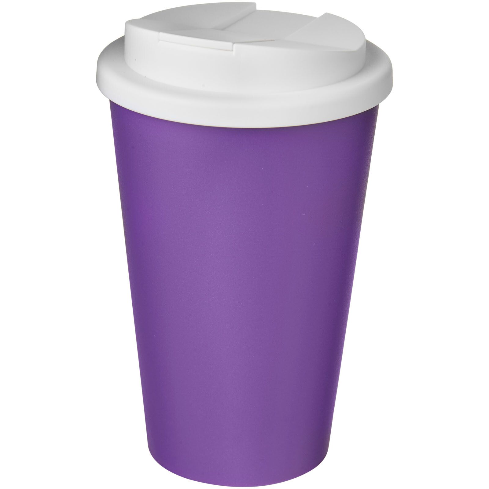 Americano 350 ml Isolierbecher mit auslaufsicherem Schraubverschluss - lila -  weiss-689