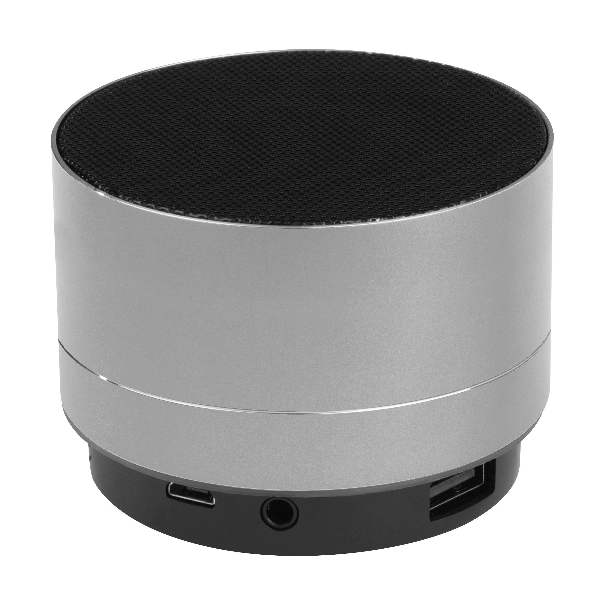 Bluetooth Lautsprecher aus Aluminium - silbergrau-1000