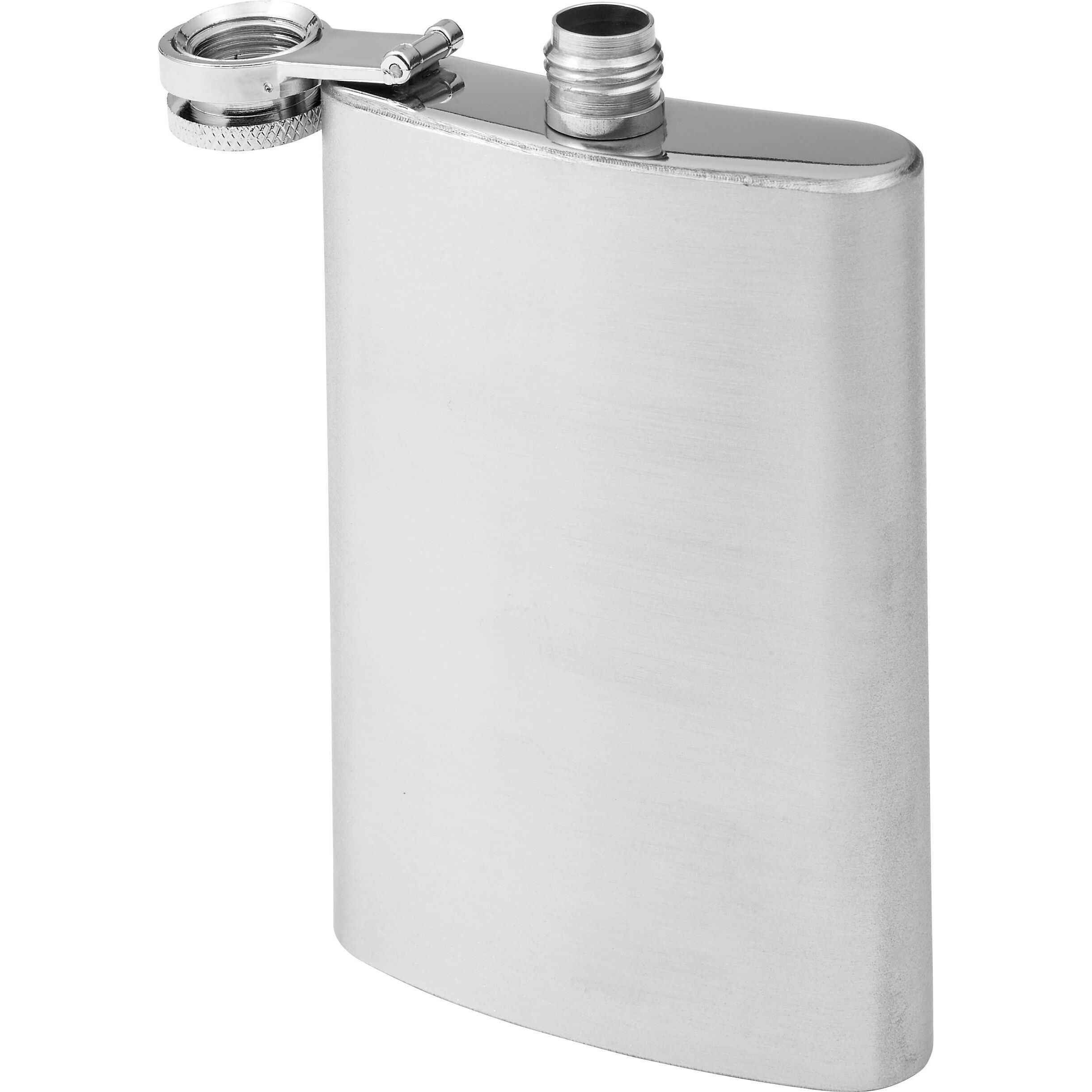 Flachmann aus Stahl (100 ml) Ingrid - silber-216