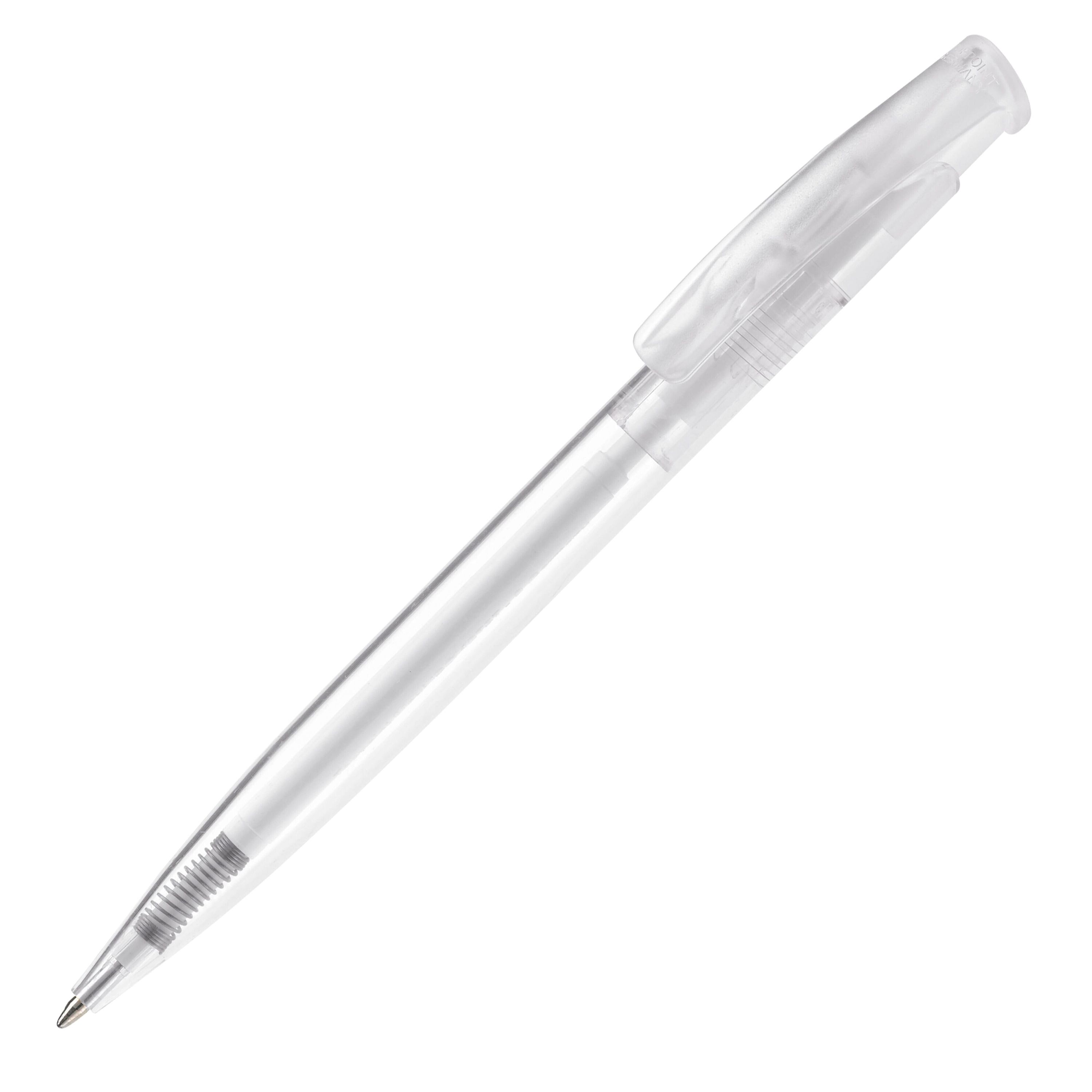 Kugelschreiber Avalon Transparent - transparent  -  weiss-817