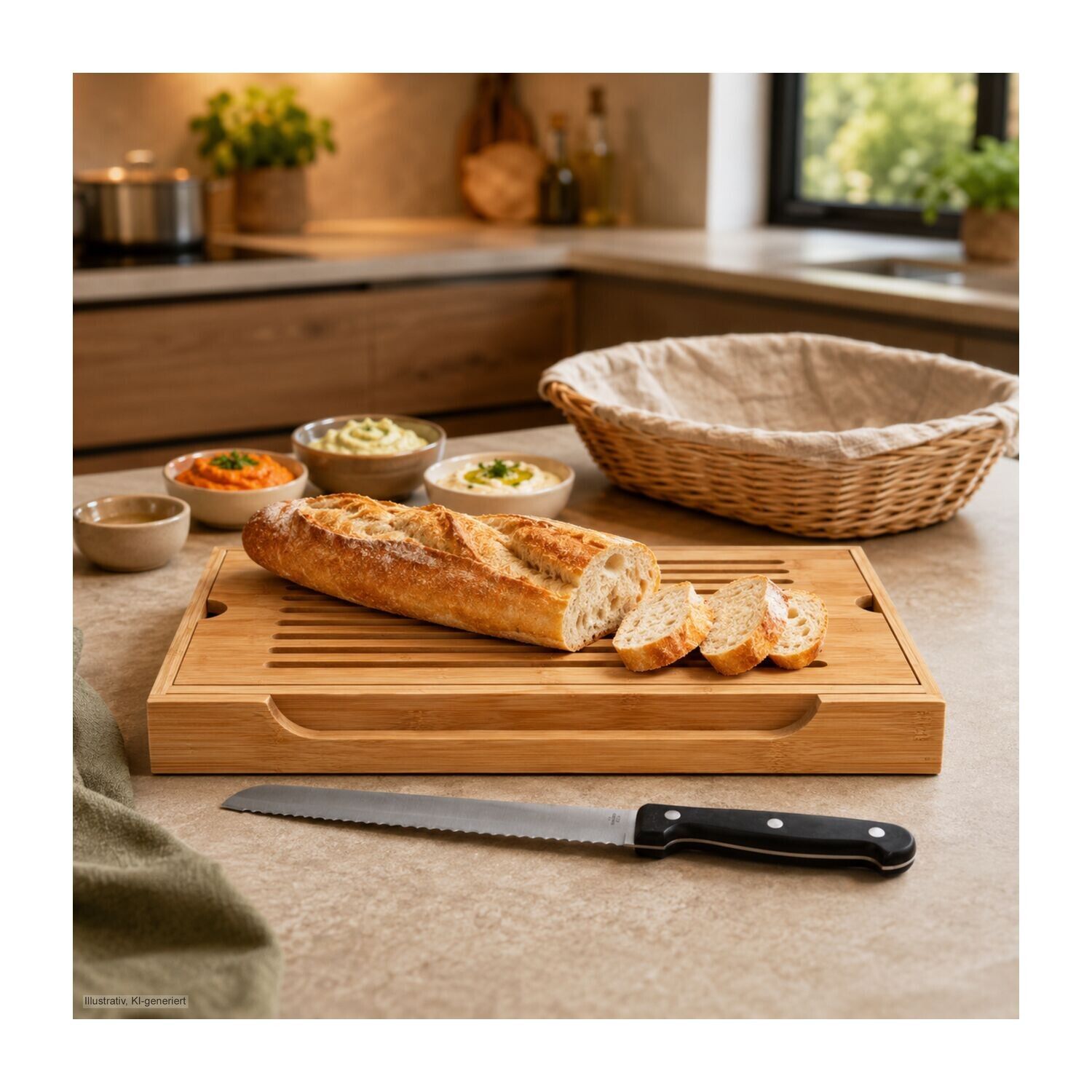 ROMINOX® Brotschneide-Set Krümel-335