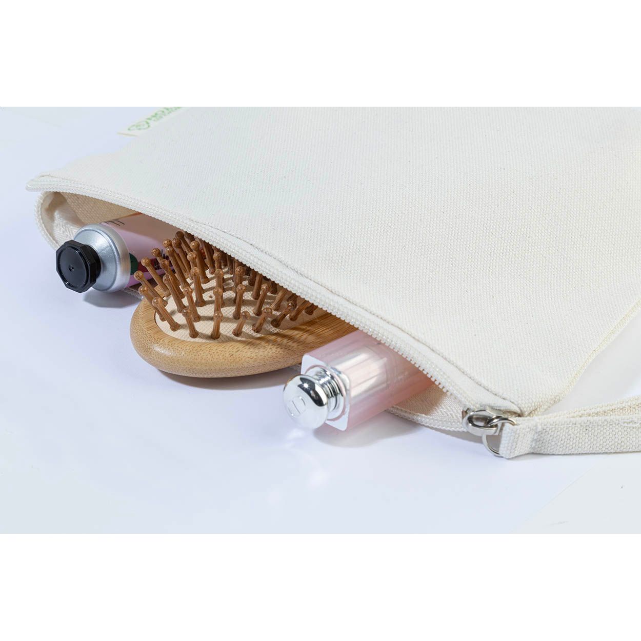 Cospex Kosmetiktasche aus recycelter Baumwolle - natur-58