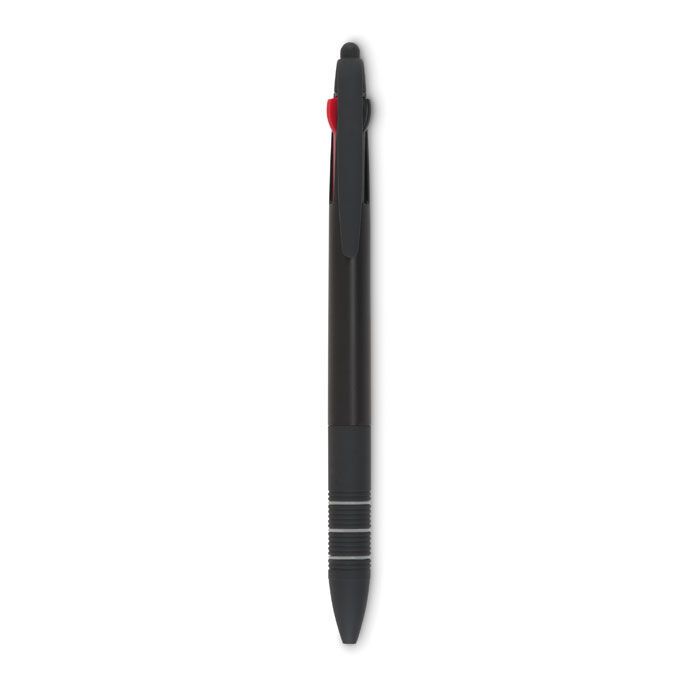 3-Farb-Kugelschreiber/Stylus MULTIPEN - schwarz-671