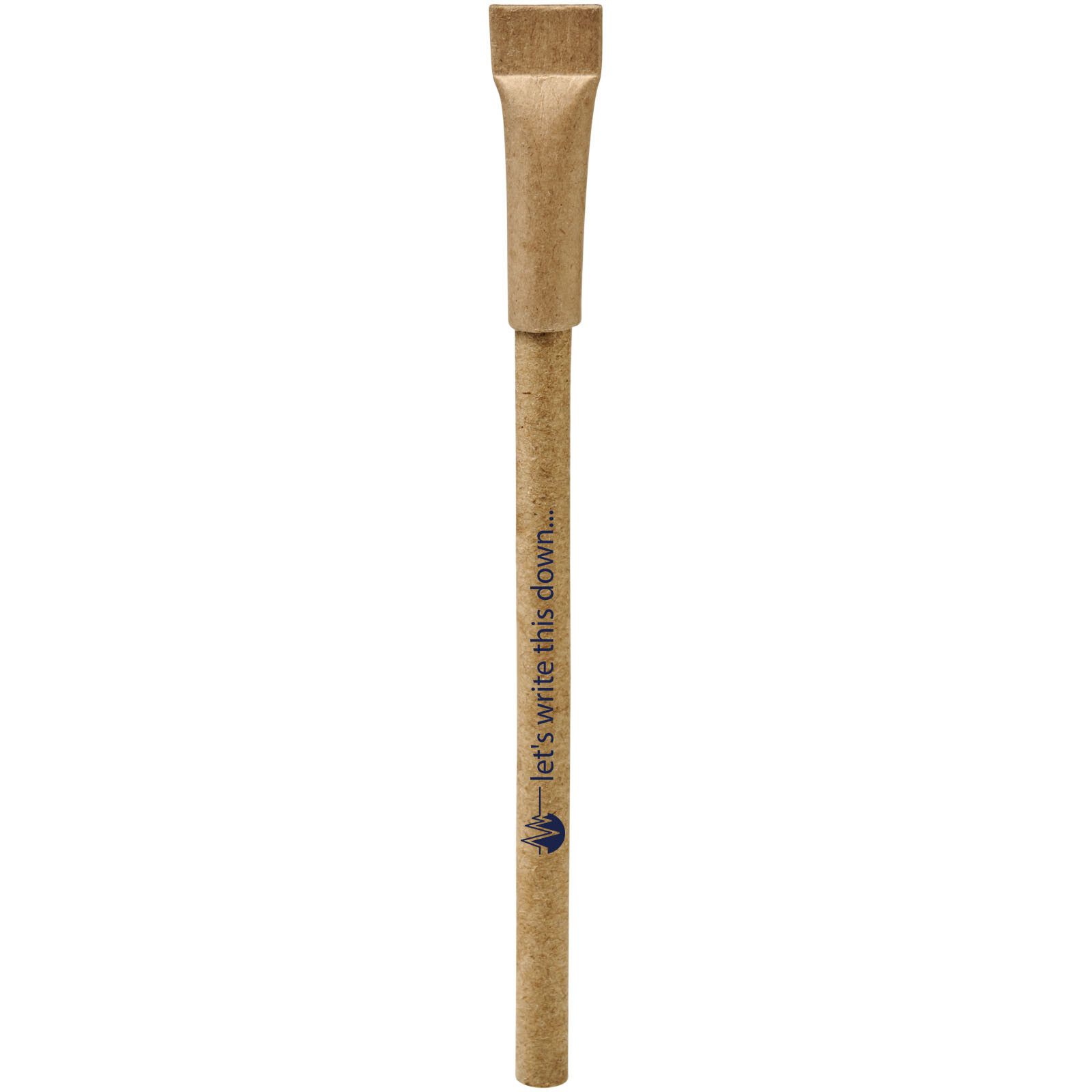 Asilah Kugelschreiber aus Recyclingpapier (blaue Mine) - natur-516