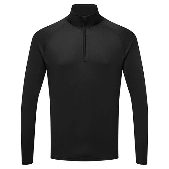 Men´s Long Sleeve Performance ¼ Zip - black - black-881
