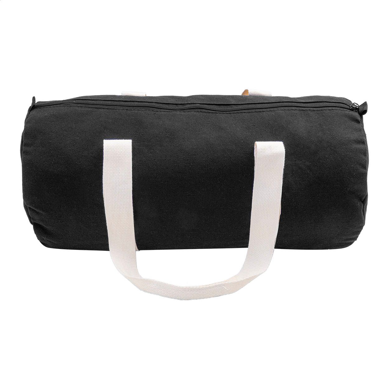 Rekan Duff Sporttasche aus recyceltem Canvas - schwarz-587