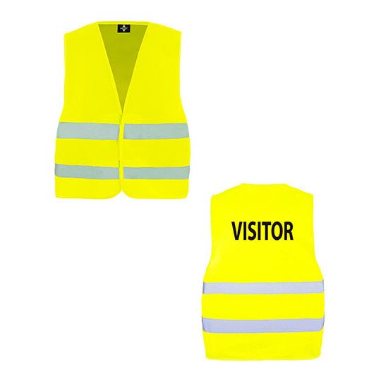 Safety Vest Passau - Visitor - signal yellow-352