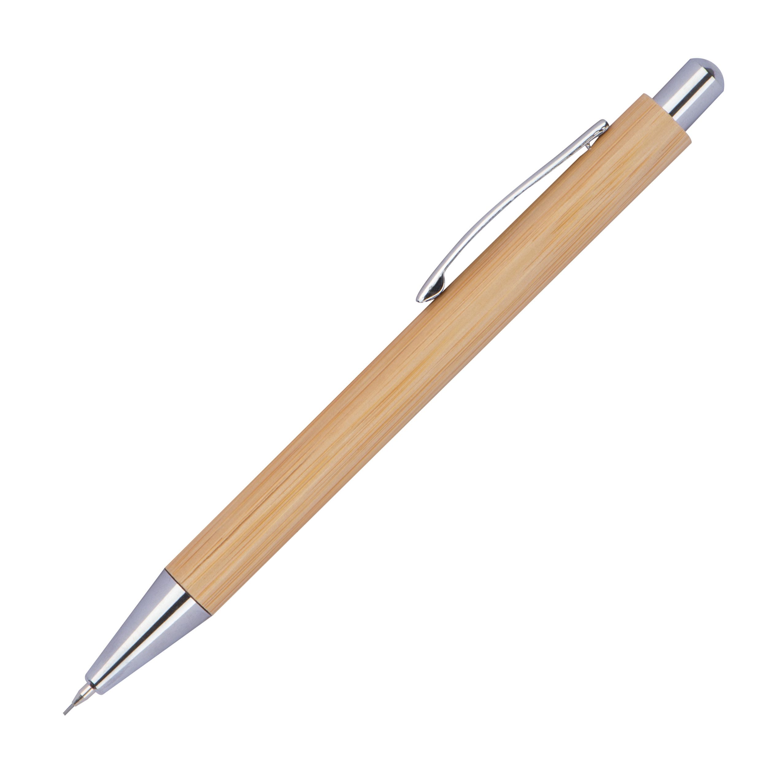 Schreibset aus Bambus - beige-132