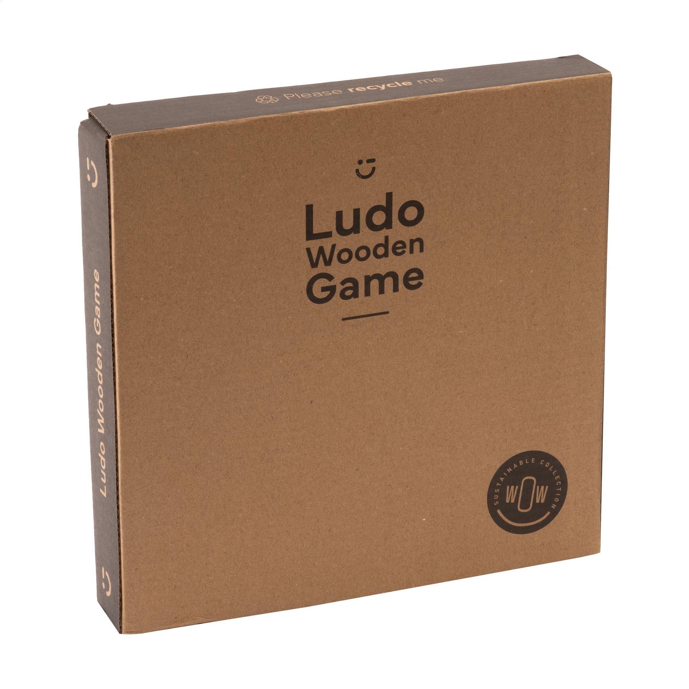 Ludo Wooden Game Spiel - holz-953