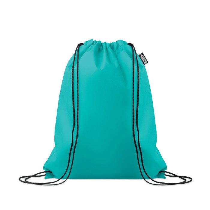Beutel mit Kordelzug Non Woven DAFFY RPET - türkis-832
