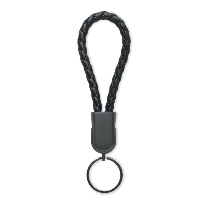 60W Schlüsselring-Ladekabel FAULETI LOOP - schwarz-677