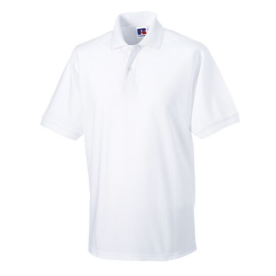 Hardwearing Polycotton Polo - white - M-137
