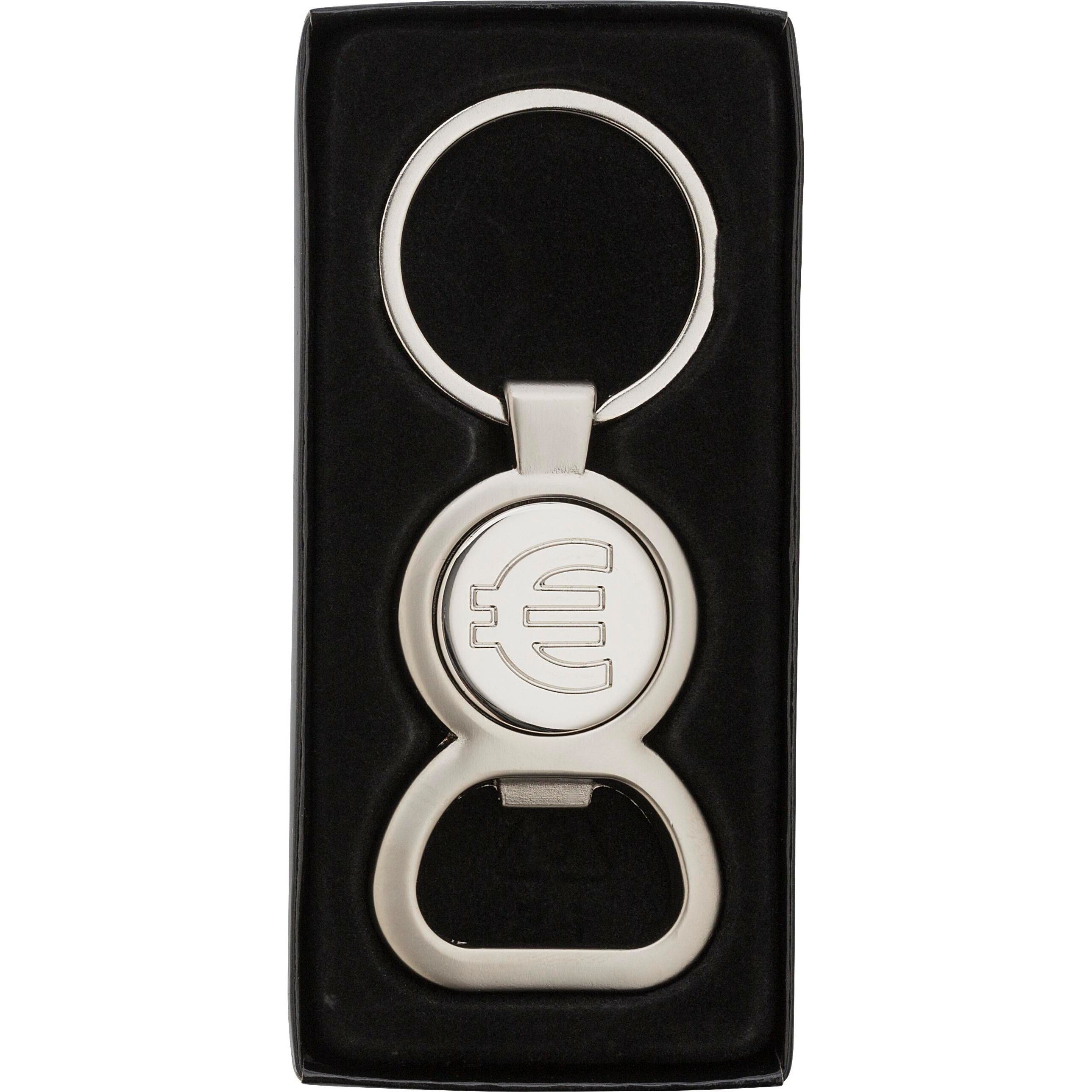 Schlüsselanhänger aus Metall Soren - silber-580