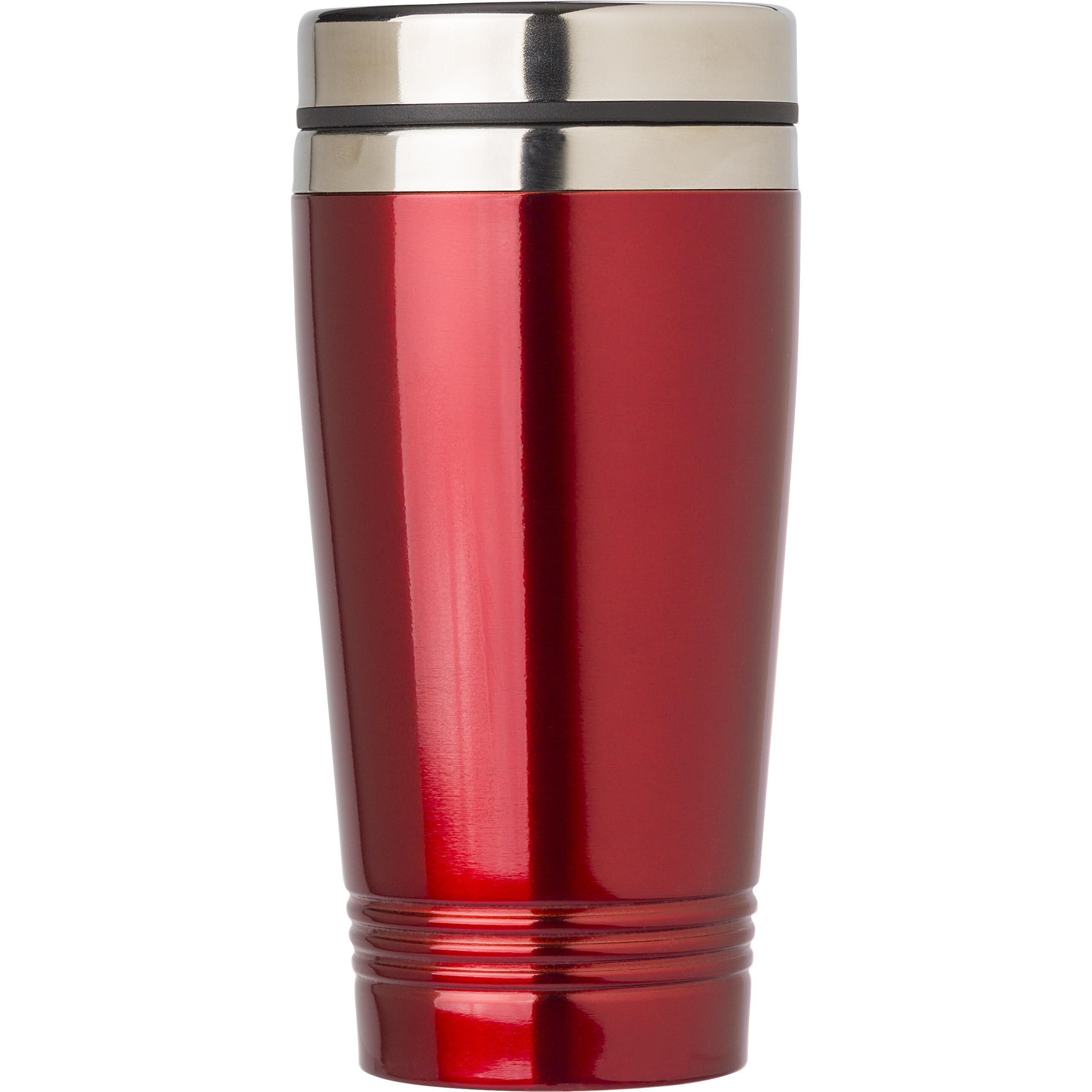 Trinkbecher aus Edelstahl (450 ml) Velma - rot-911