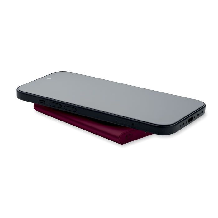 Wireless charger power bank PAWTT - bordeaux-131