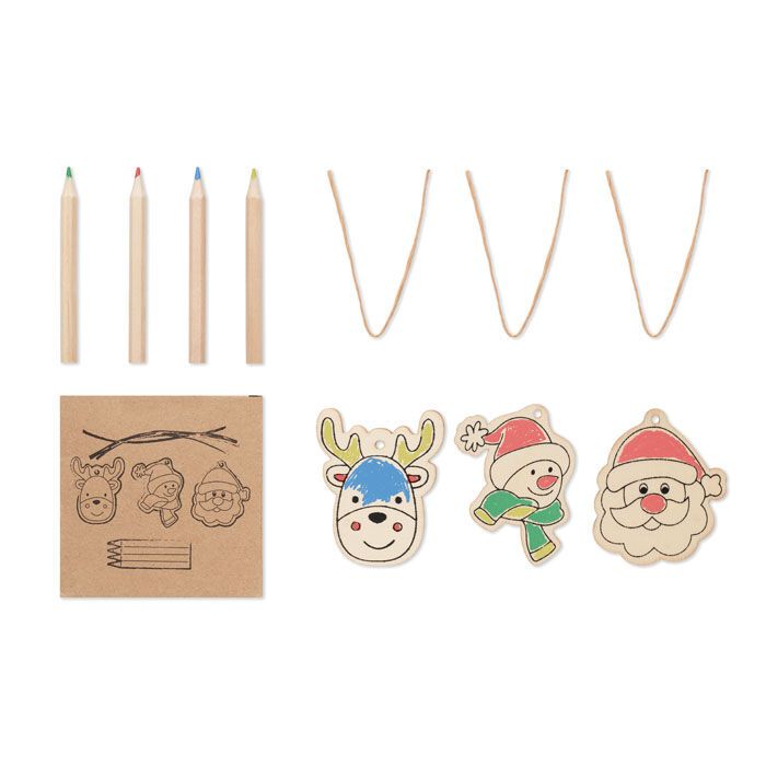 Holzanhänger-Set FUNCOOL - holz-591