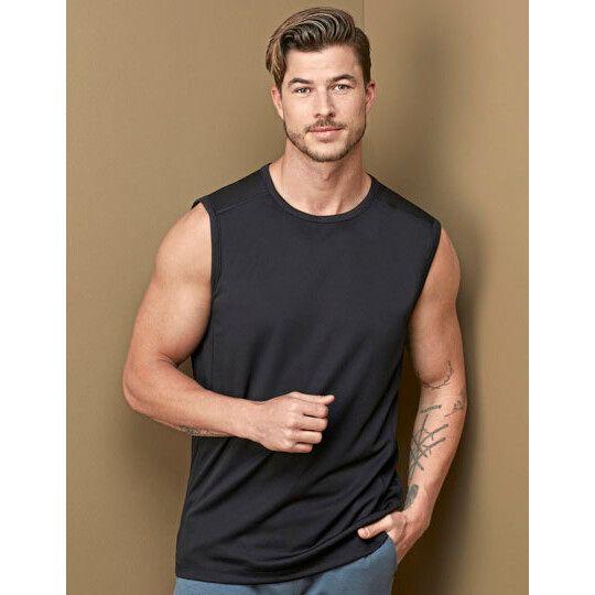 Mesh Sleeveless - white-357