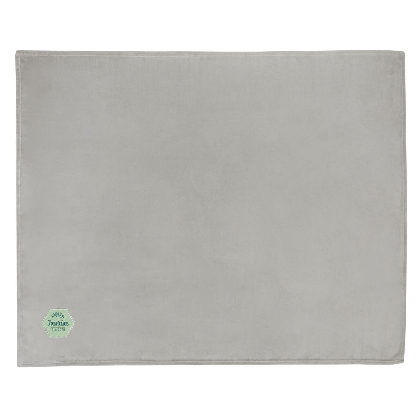 Lily GRS zertifizierte, RPET Decke aus Coral Fleece - grau-677