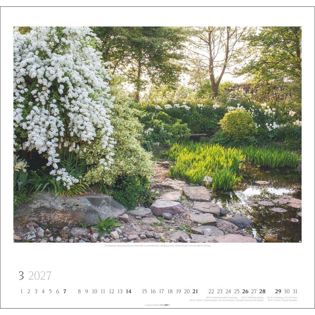 Gartenträume - Blumen & Garten  Kalender-560